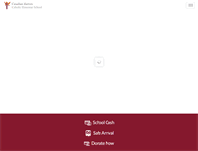 Tablet Screenshot of cama.hwcdsb.ca